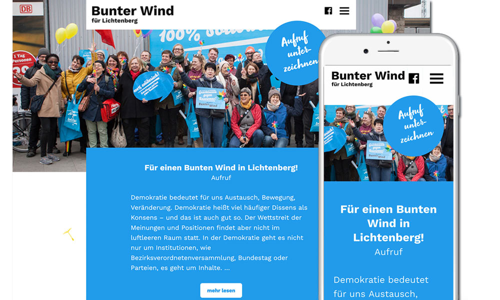Kampagne Bunter Wind Lichtenberg